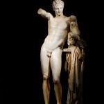 The famous Hermes of Praxiteles