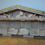 The pediment of the treasury of the Megarians